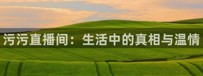 龙门直播下载：污污直播间：生活中的真相与温情